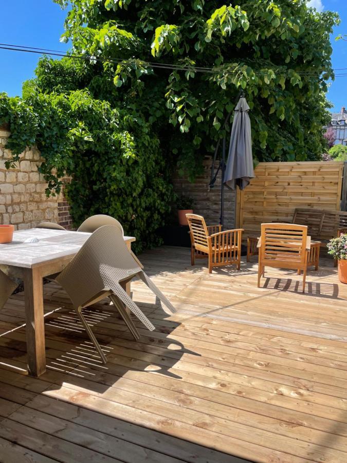 Le 102, Maison Avec Terrasse Et Parking Gare De Rouen Ngoại thất bức ảnh
